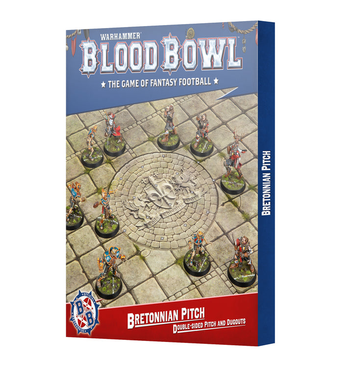 Blood Bowl: Bretonnian Pitch - Double-sided Pitch and Dugouts