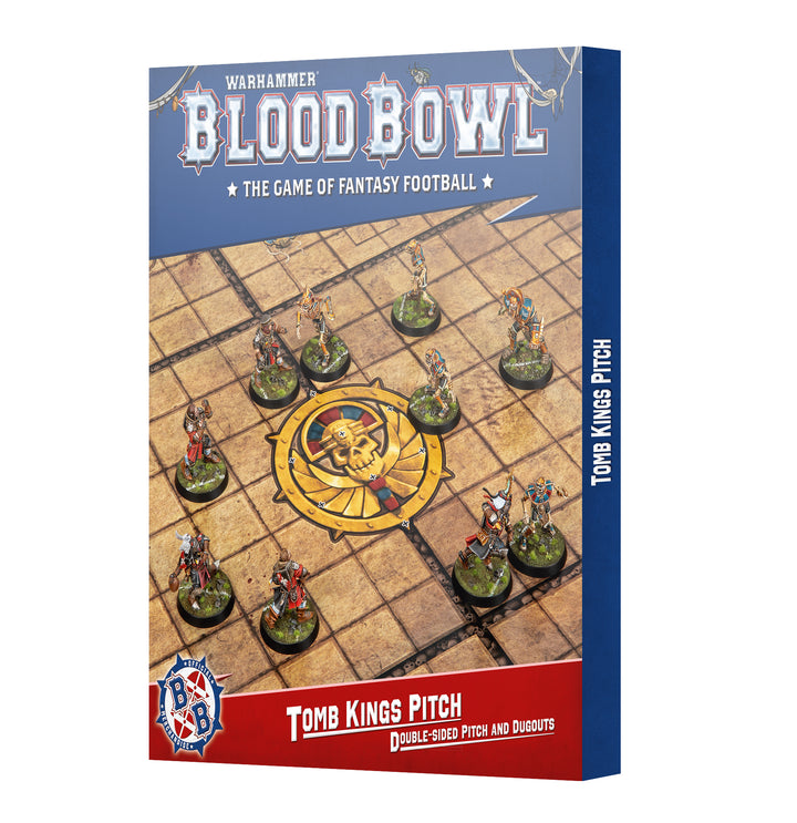 Blood Bowl: Tomb Kings Pitch - Double-sided Pitch and Dugouts Set