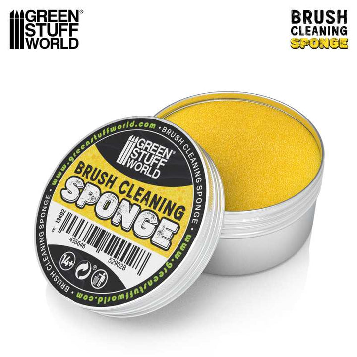 Brush cleaning sponge (Green Stuff World)