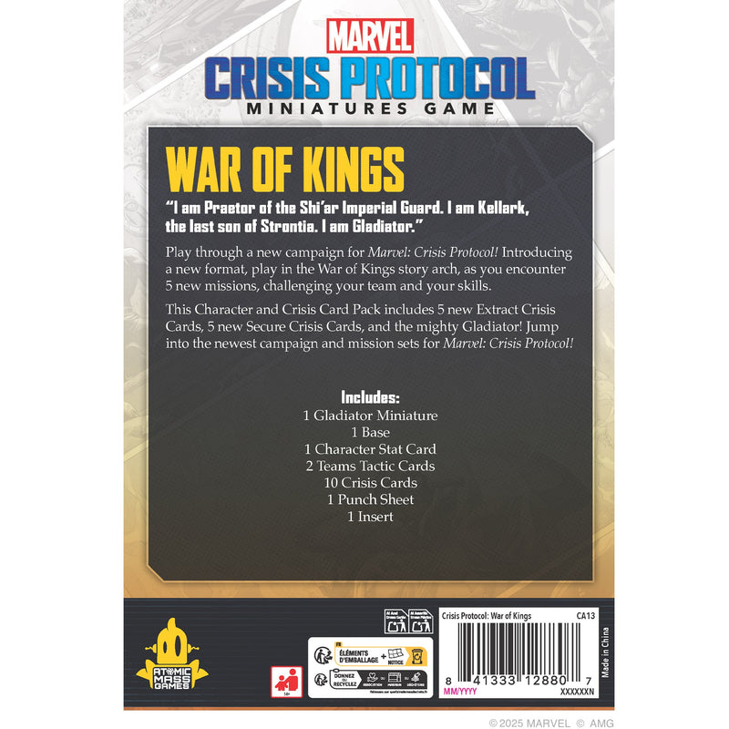 Marvel: Crisis Protocol – War of Kings Character and Crisis Card Pack