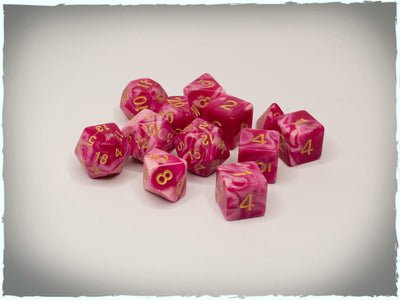 Wicked Candy polyhedral dice set, 12 pcs (Deep-Cut Studio)
