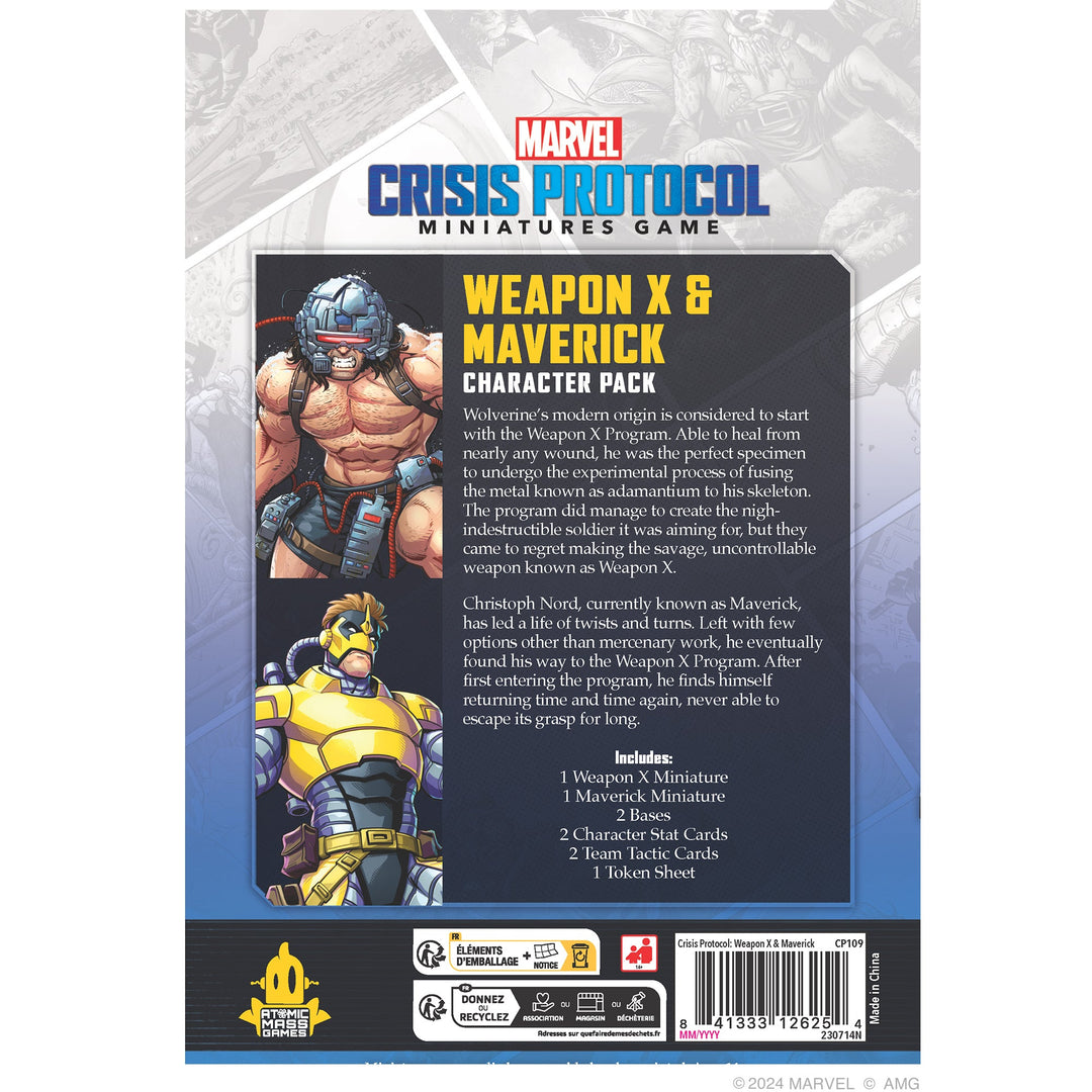 Marvel: Crisis Protocol - Weapon X & Maverick