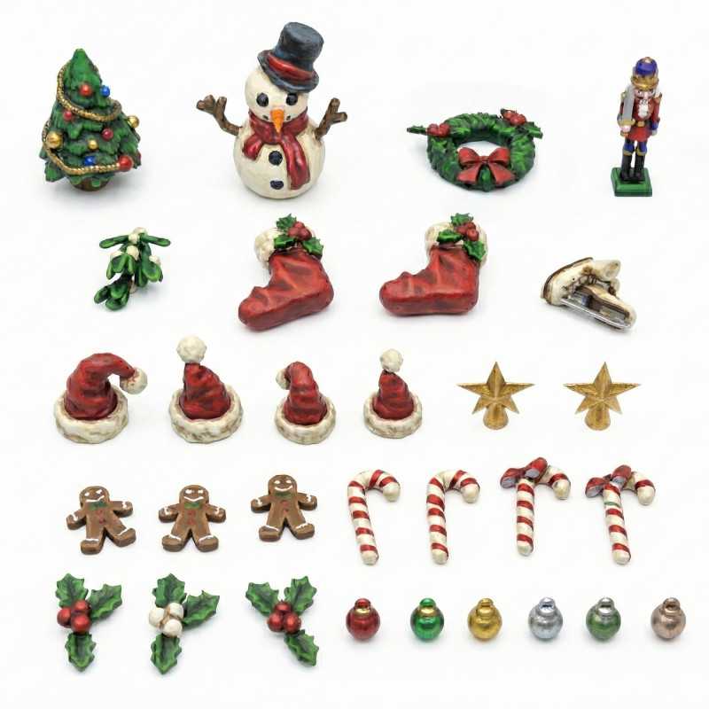 Christmas Decorations set 1:48-1:35 (Green Stuff World)