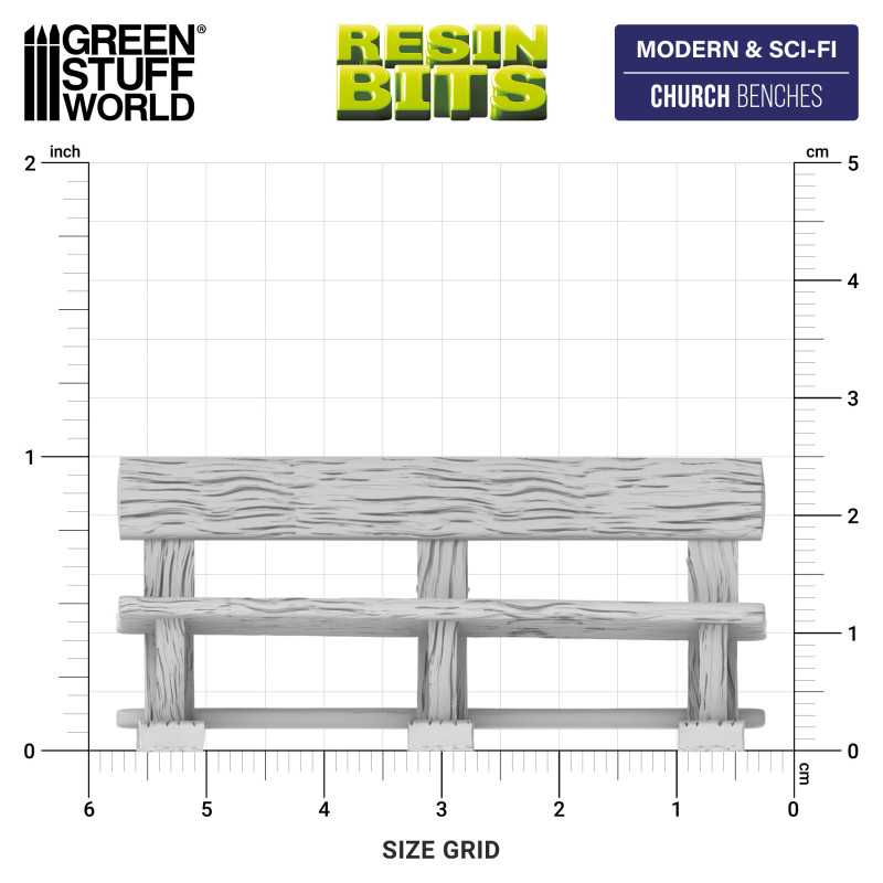 Church Benches (Green Stuff World)