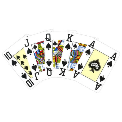 Copag 100% Plastic Poker Jumbo, Blå