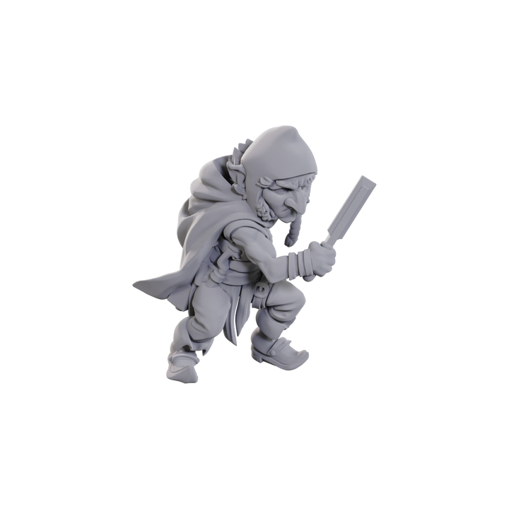 Critical Role Unpainted Miniatures: Chetney Pock O'Pea & Werewolf