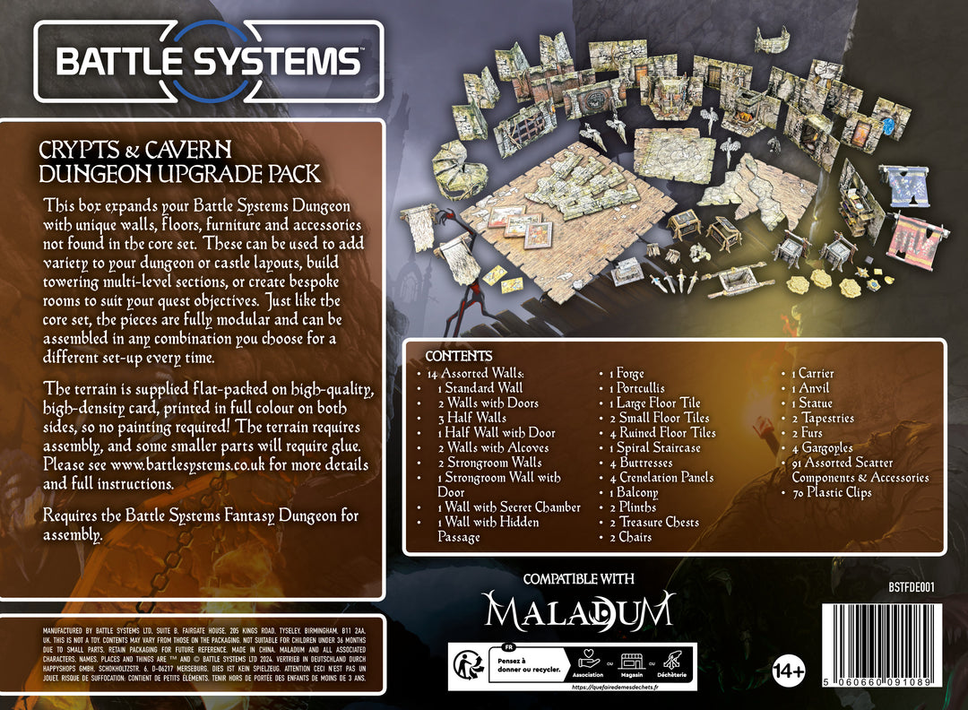 Crypts and Caverns Dungeon Upgrade Pack (Battle Systems)