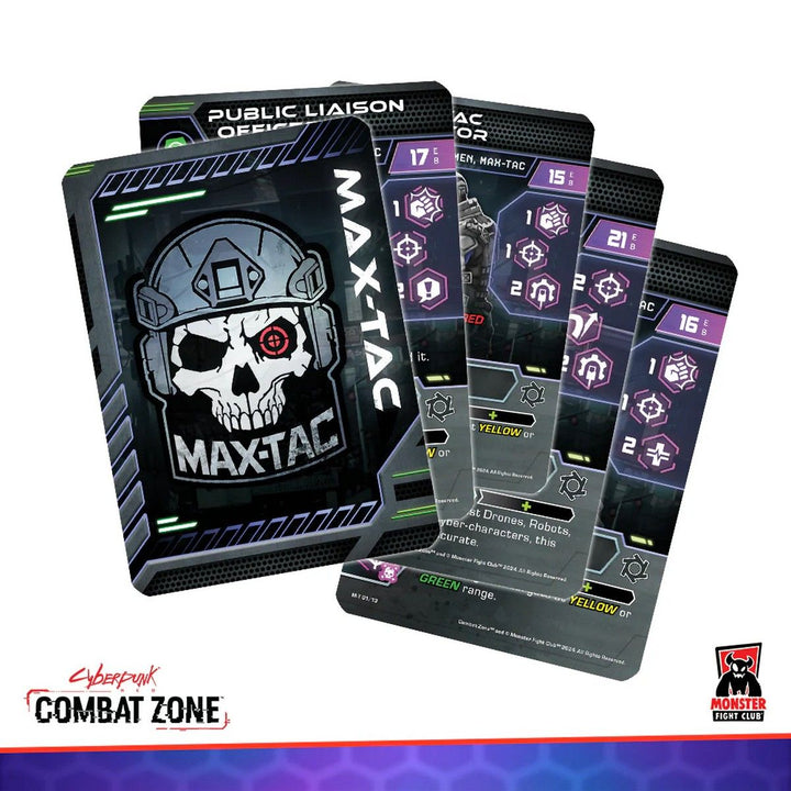 Cyberpunk Red Combat Zone: Max-tac Gangers: Command & Control