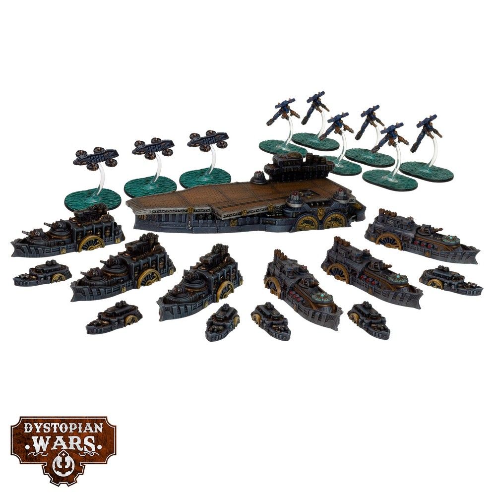 Dystopian Wars: Enterprise Battlefleet Set