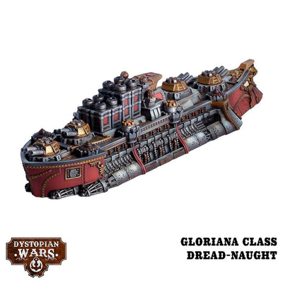 Dystopian Wars: Gloriana Battlefleet Set