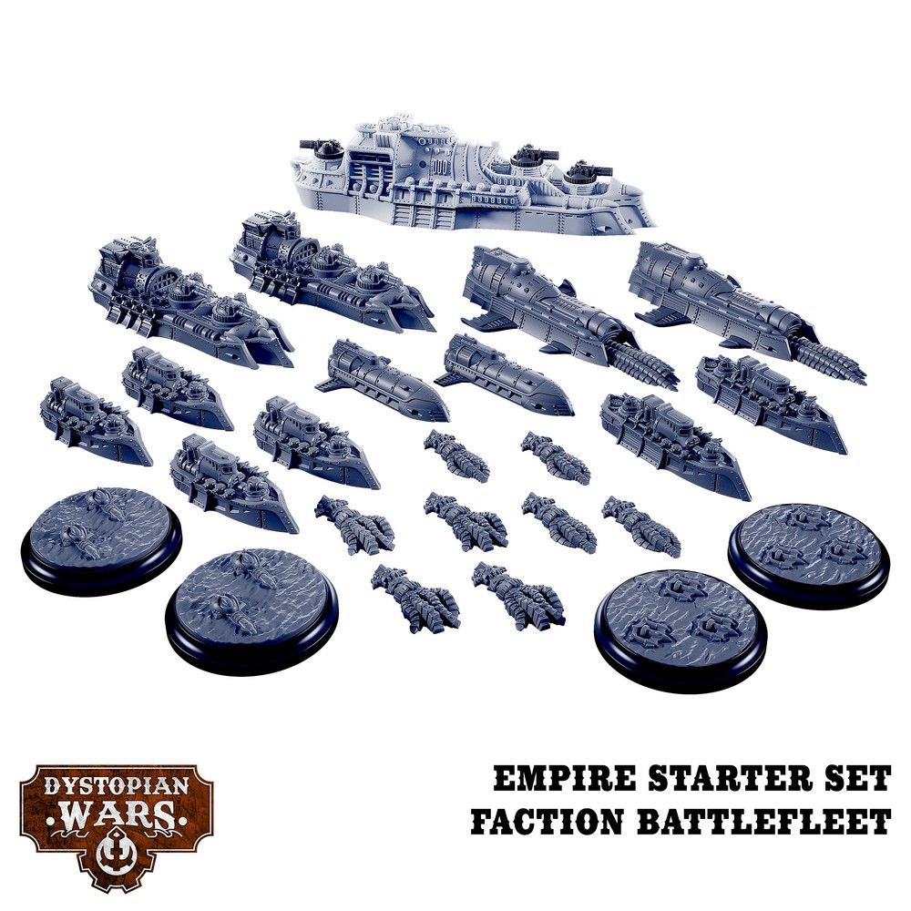 Dystopian Wars: Empire Starter Set - Faction Battlefleet