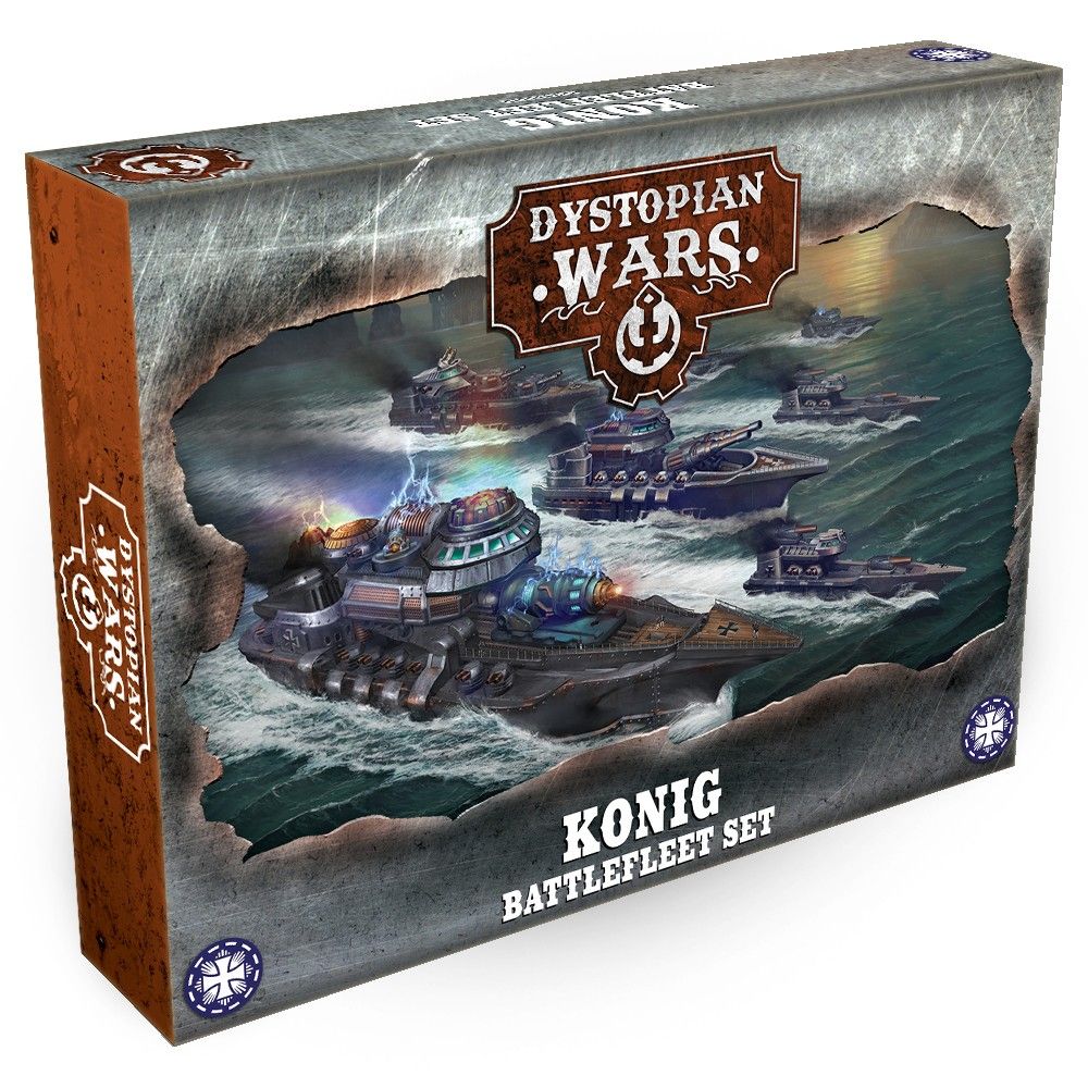 Dystopian Wars: Konig Battlefleet Set