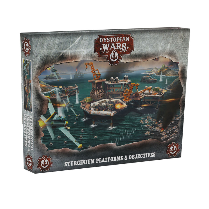 Dystopian Wars: Sturginium Platforms & Objectives Set