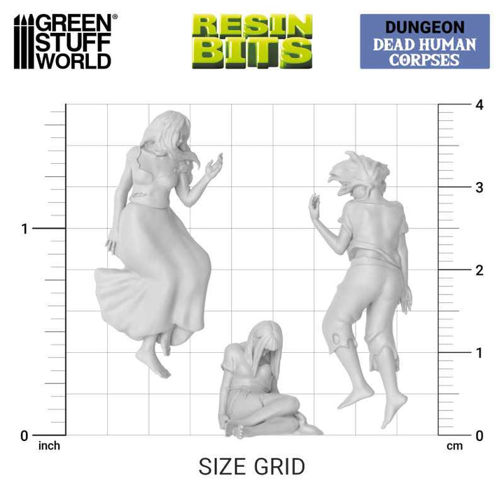 Dead Human Corpses 1:48 (Green Stuff World)