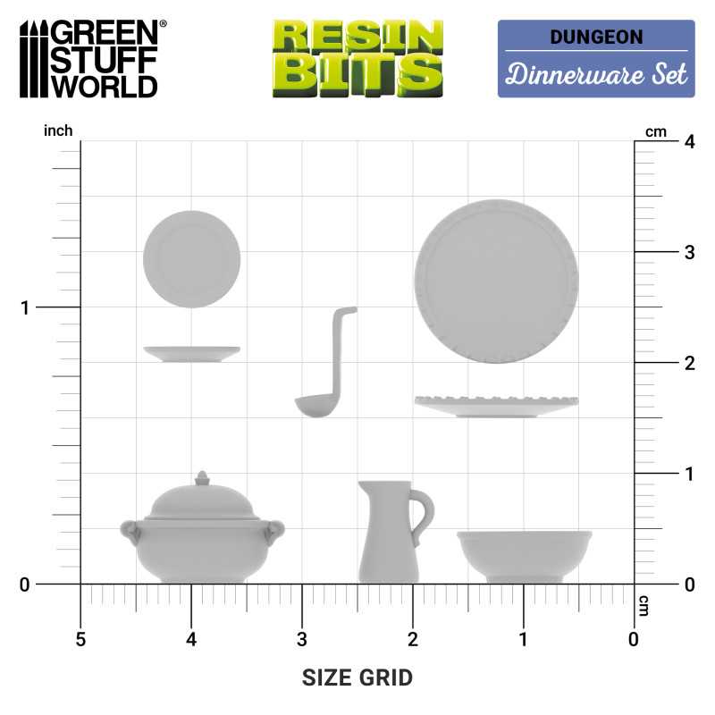 Dinnerware 1:48-1:35 (Green Stuff World)