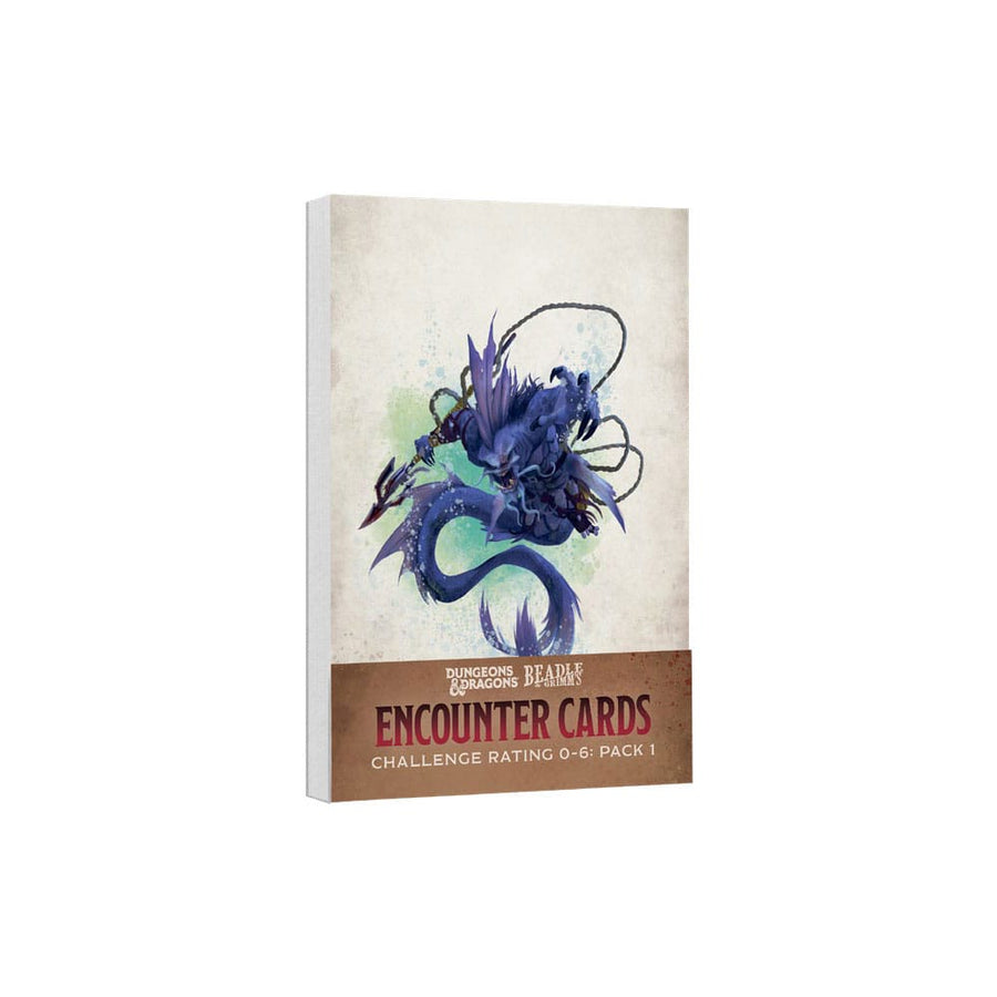 Dungeons & Dragons RPG Encounter Cards Challenge Rating 0-6: Pack 1