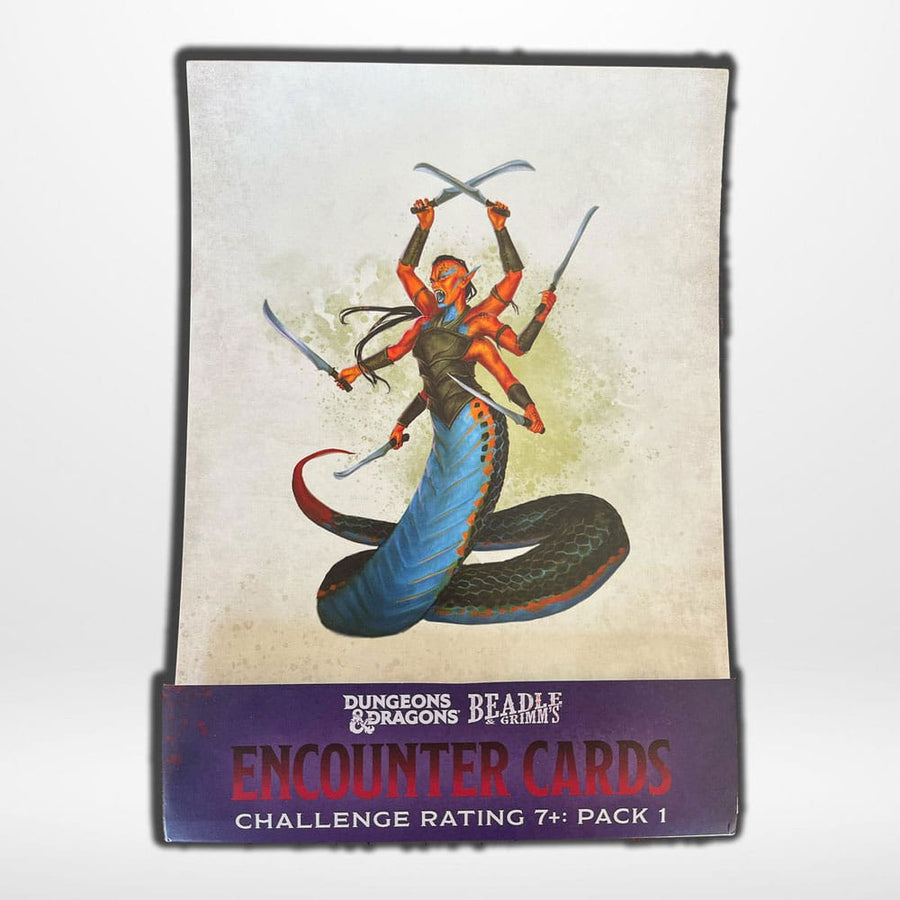 Dungeons & Dragons RPG Encounter Cards - Challenge Rating 7+: Pack 1