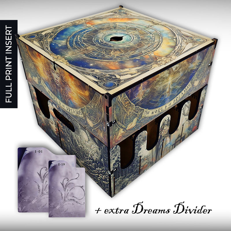 Insert Box for Etherfields + 5th Player Expansion with Extra Dreams Divider - UV Print (e-Raptor)