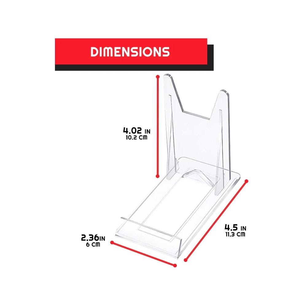Evoretro Adjustable Easel Stand 6-Pack Compatible with Video Game Cases