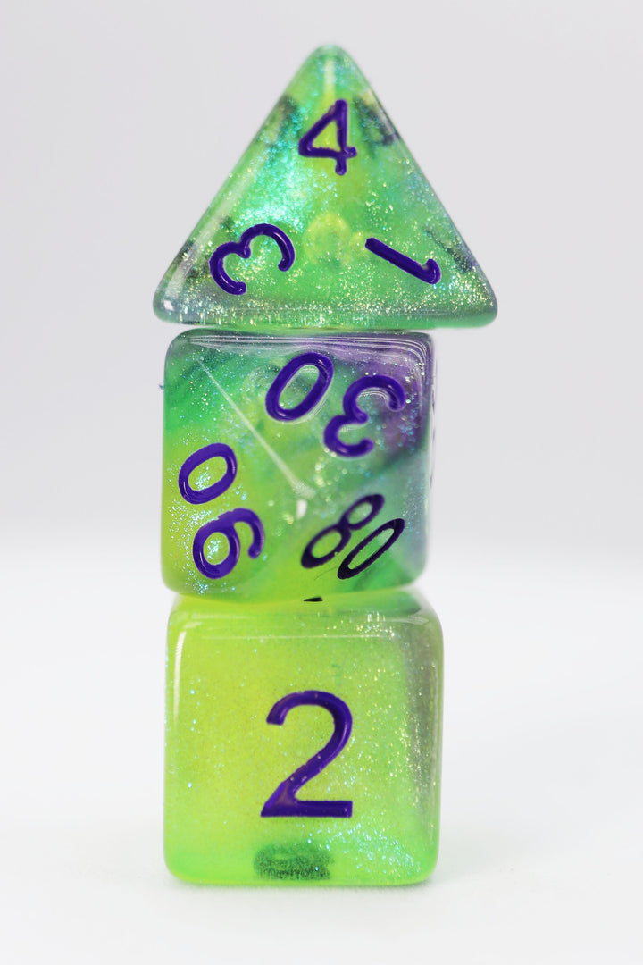 Luminescent Jellyfish RPG Dice Set (Foam Brain) (FBG2577)