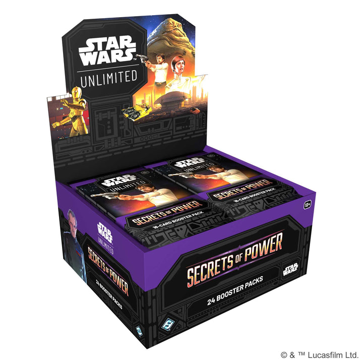 Star Wars: Unlimited - Secrets of Power Booster Display