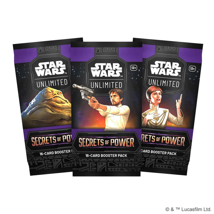 Star Wars: Unlimited - Secrets of Power Booster Display