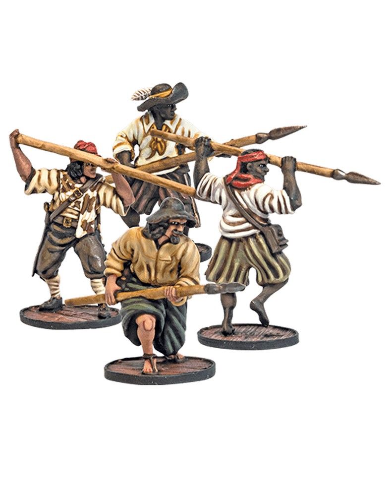 Blood & Plunder: Lanceros Unit - Resin