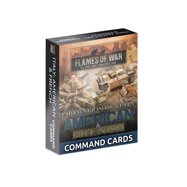 Flames of War: Liberation of Italy - American and French Command Card Pack (60 cards) (FW278AC)
