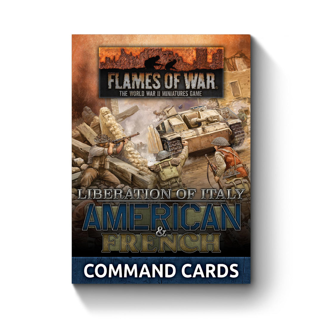 Flames of War: Liberation of Italy - American and French Command Card Pack (60 cards) (FW278AC)