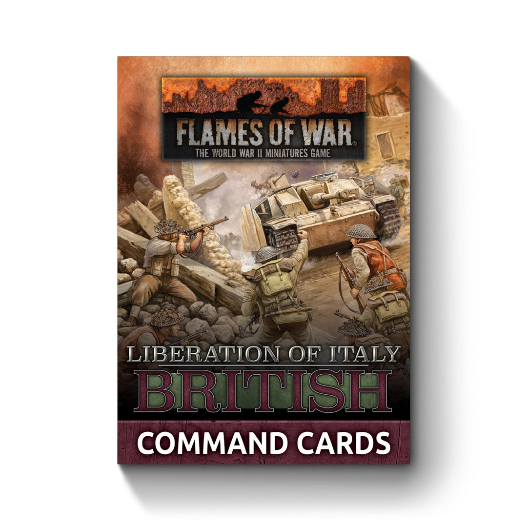 Flames of War: Liberation of Italy - British Command Card Pack (55 cards) (FW278BC)