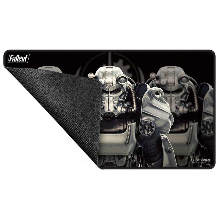 Fallout - Brotherhood of Steel Black Stitched Edge Playmat for Tabletop Gaming (Ultra PRO)