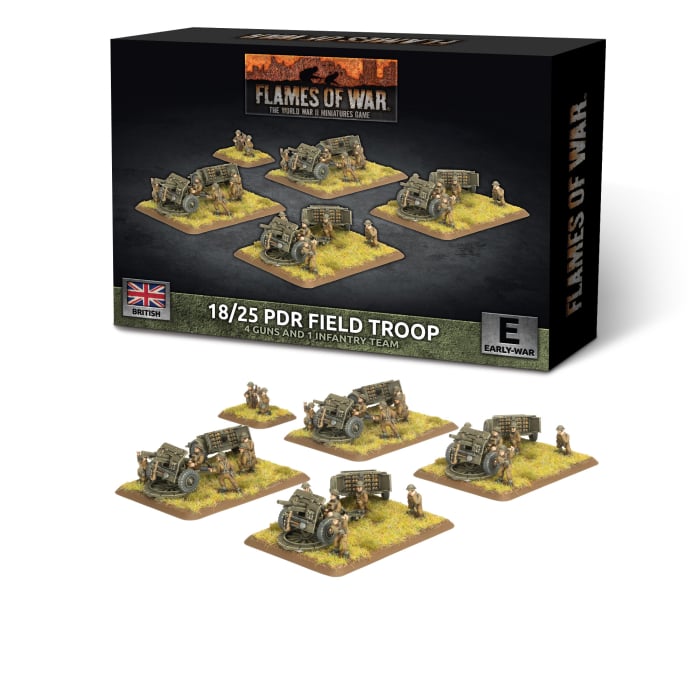 Flames of War: 18/25pdr Gun Battery (BBX86)