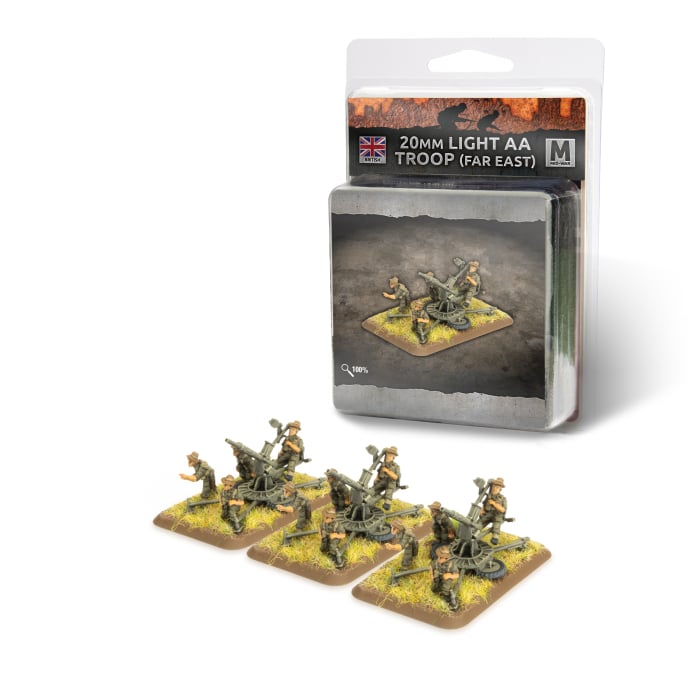 Flames of War: 20mm Light AA Troop (Fast East) (BR531)