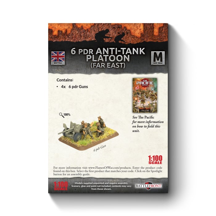 Flames of War: 6pdr Anti-tank Platoon (Far East) (BBX80)