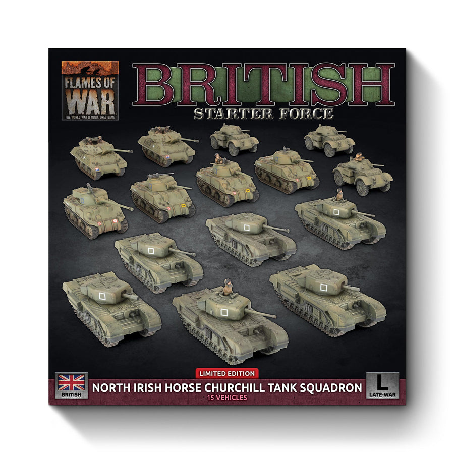 Flames of War: British Army Deal - North Irish Horse Churchill Tank Squadron (BRAB20)