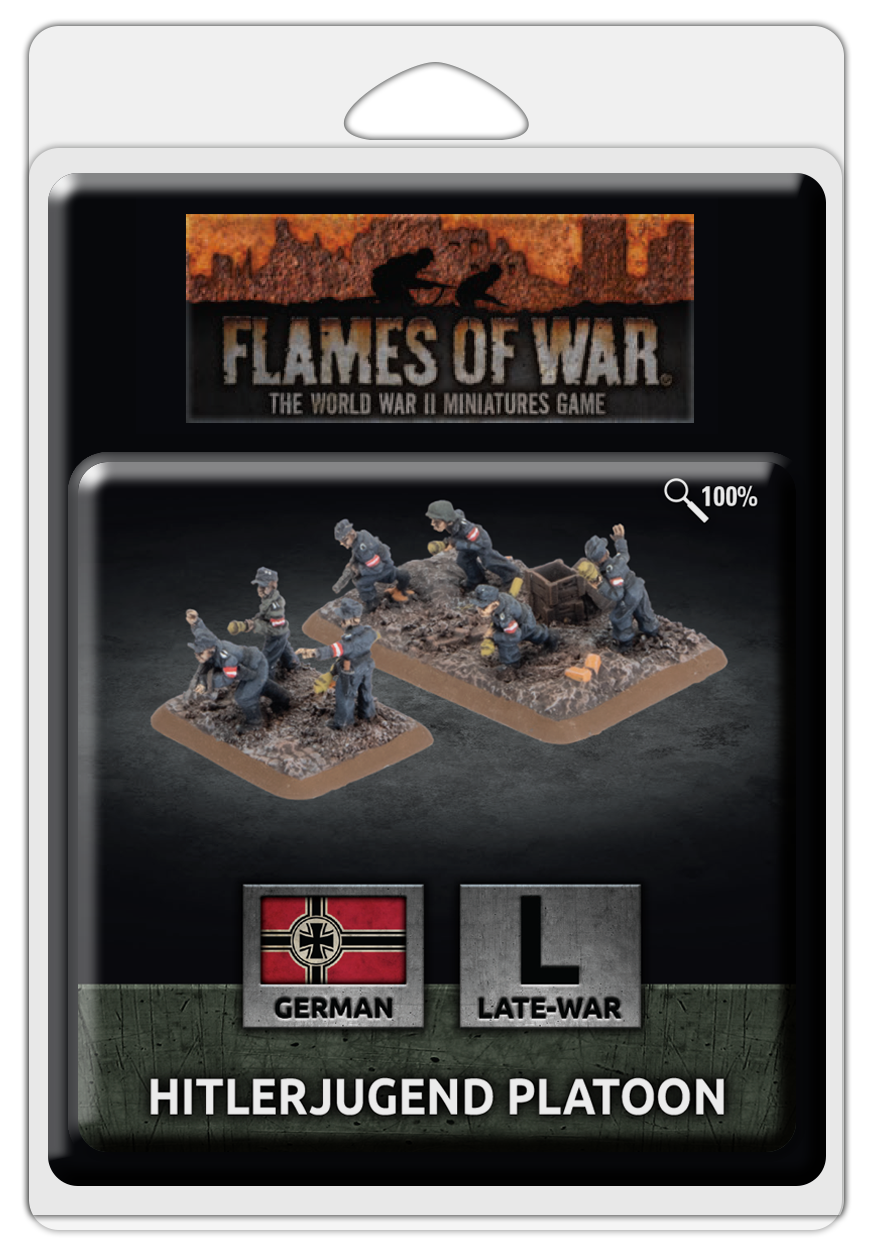 Flames of War: Hitlerjugend Platoon (x32 Figs) (GE829)