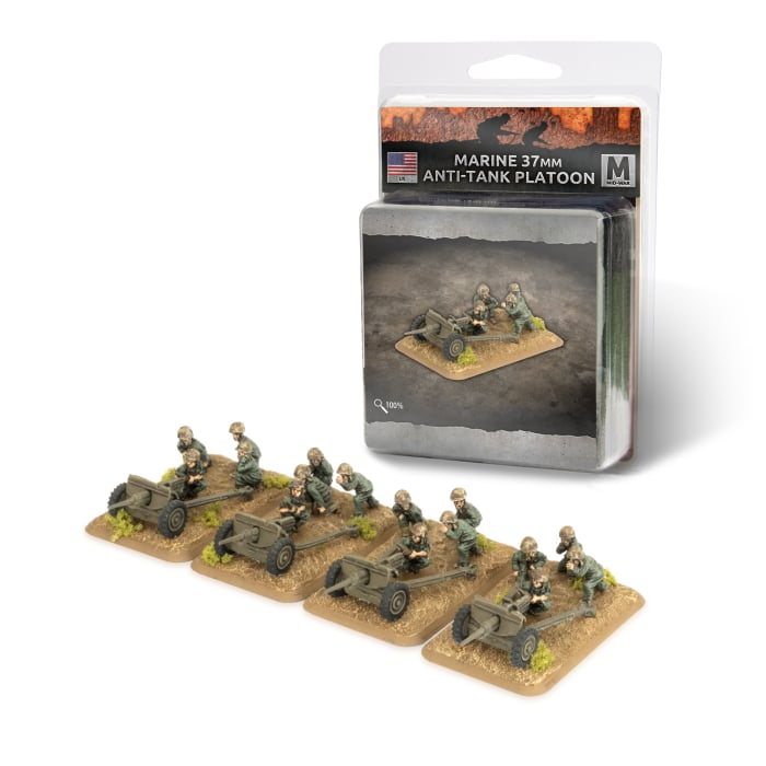 Flames of War: Marine 37mm Anti-tank Platoon (US508)