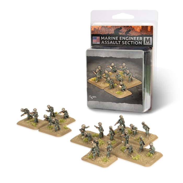 Flames of War: Marine Engineer Assault Section (US816)