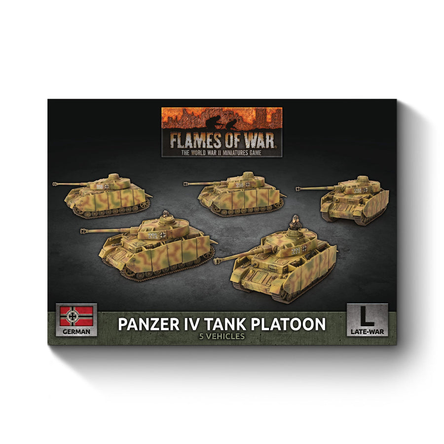 Flames of War: Panzer IV Platoon (x5 Plastic) (GBX142)