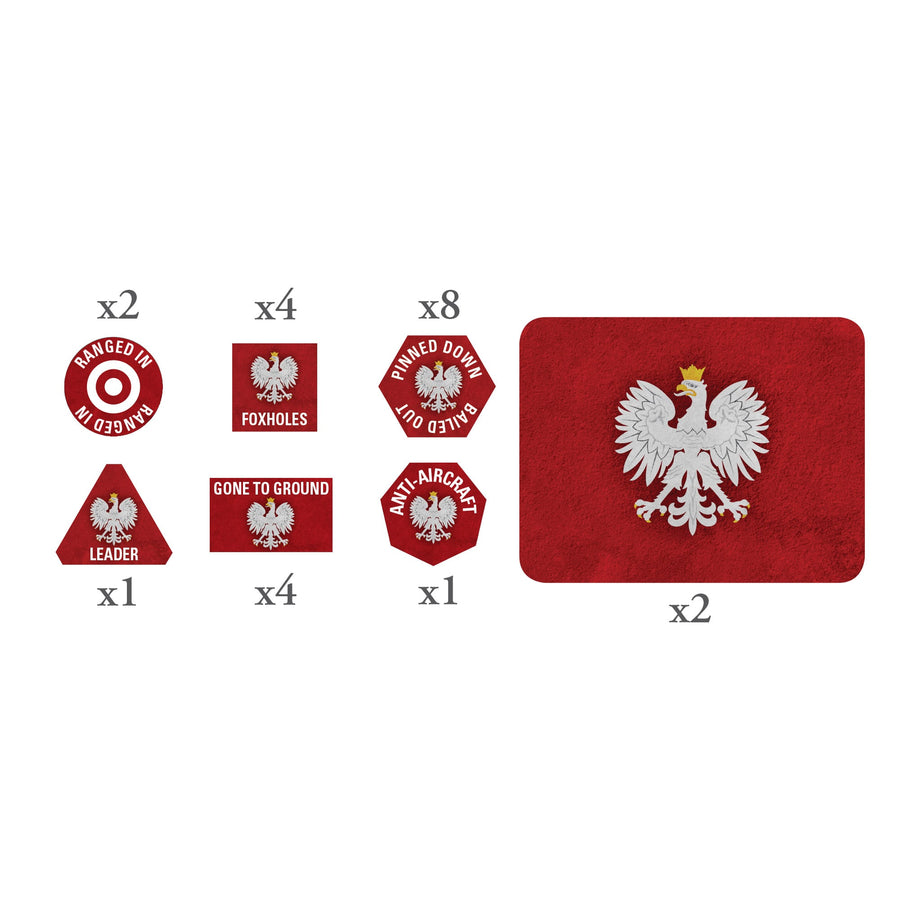 Flames of War: Polish Token & Objective Set (PL941)