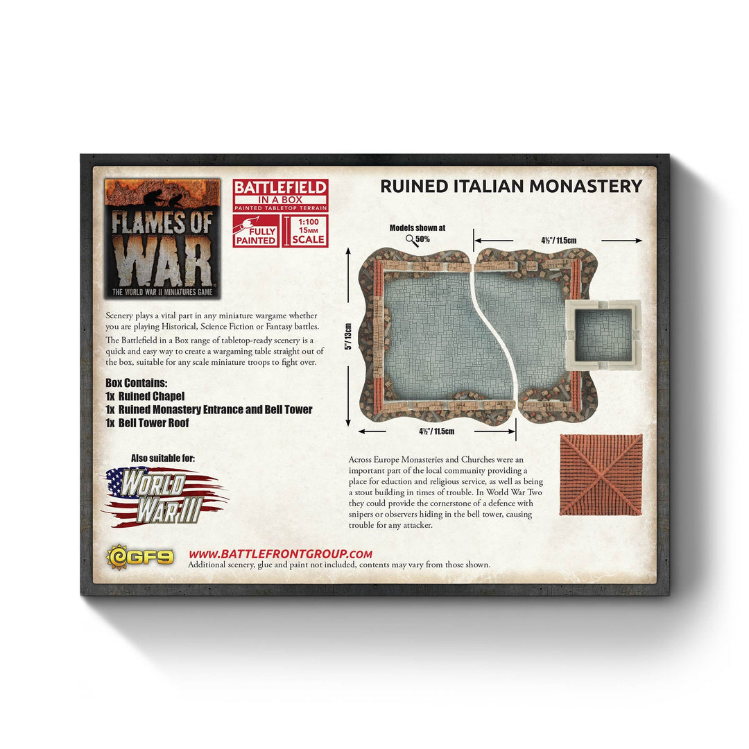 Flames of War: Ruined Italian Monastery (BB115)