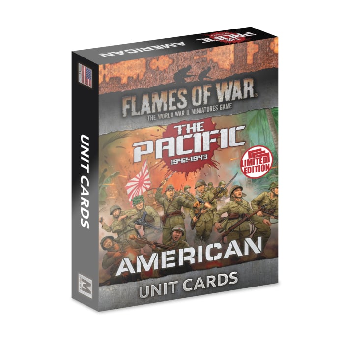 Flames of War: The Pacific - American Unit Cards (FW258UU)