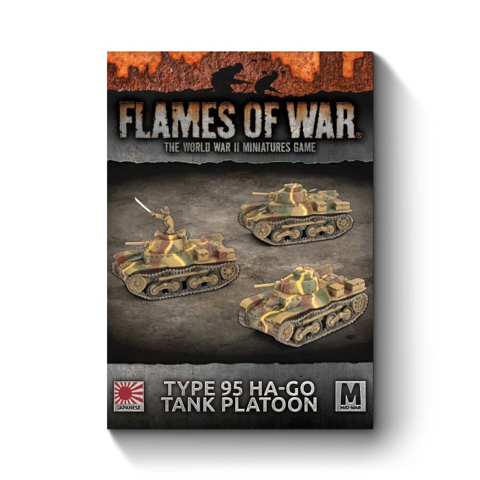 Flames of War: Type 95 Ha-Go Light Tank Platoon (JBX12)