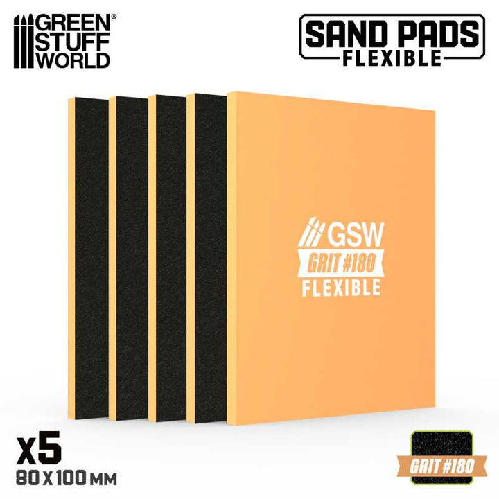 Flexible Sanding Pads 180 grit (Green Stuff World)