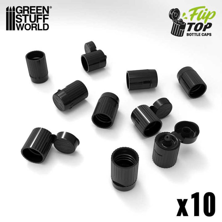 Flip-top dropper caps (Green Stuff World)