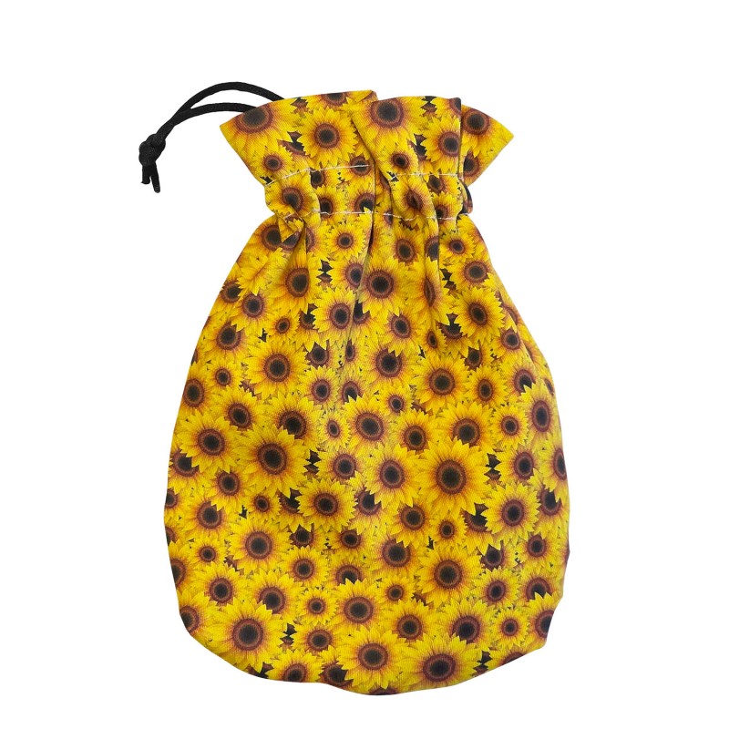 Full Art Dice Pouch: Sunflower (Q-Workshop) (BWSPSUNF201)