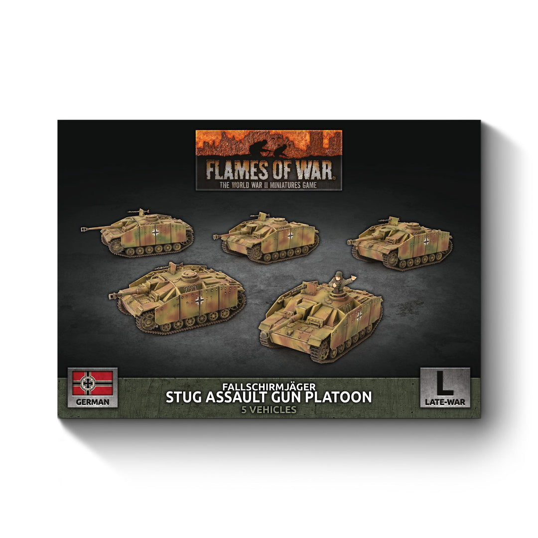 Flames of War: StuG (Late) Assault Gun Platoon (x5 Plastic) (GBX143)