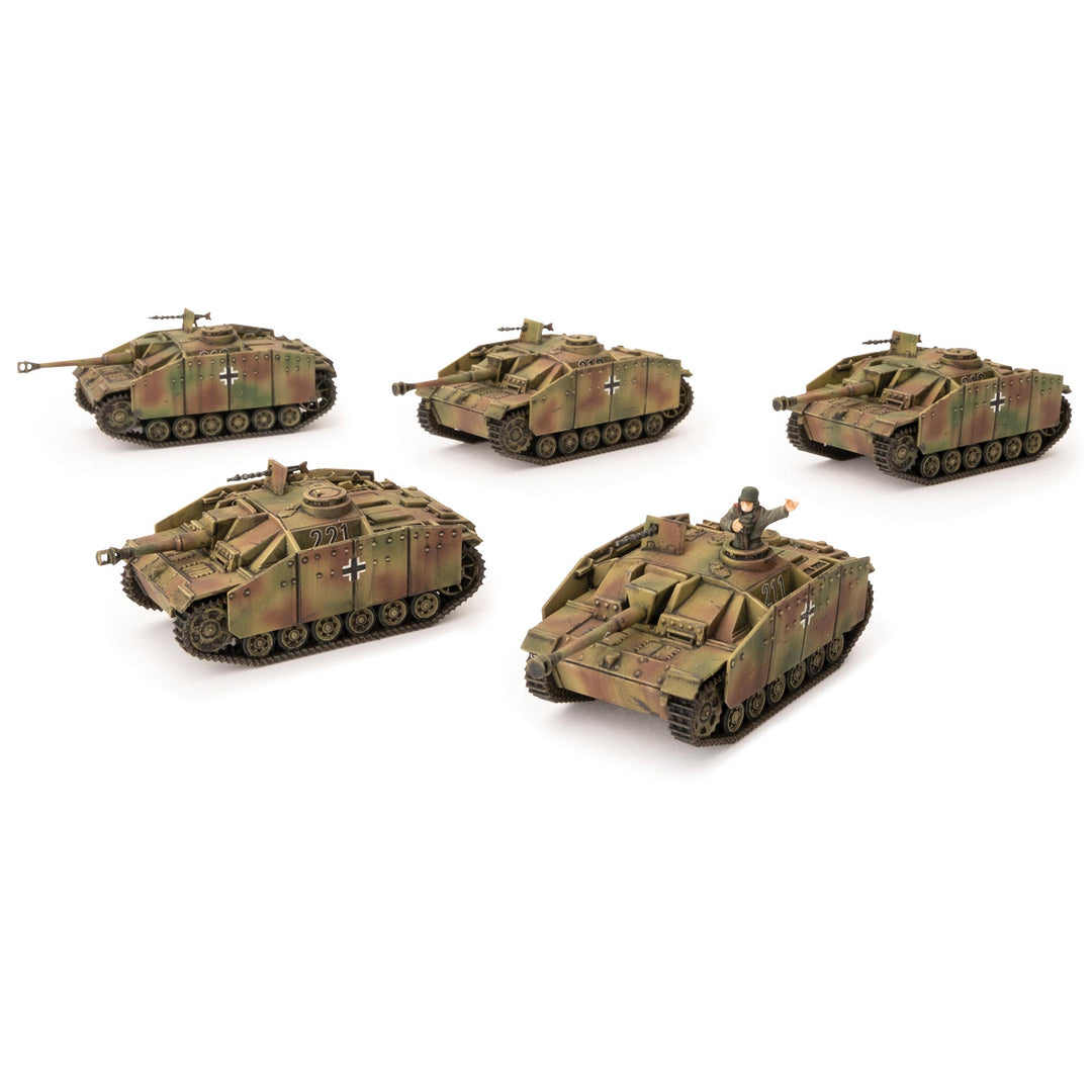 Flames of War: StuG (Late) Assault Gun Platoon (x5 Plastic) (GBX143)