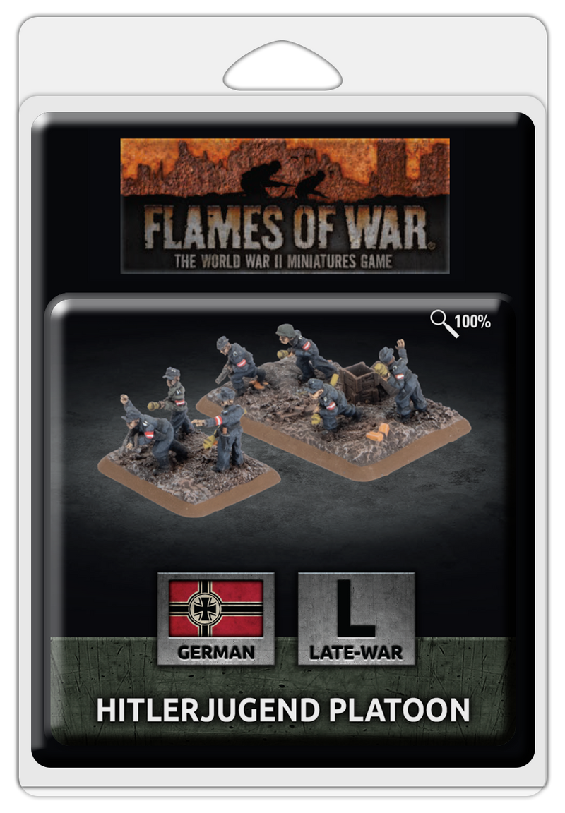 Flames of War: Hitlerjugend Platoon (x32 Figs) (GE829)