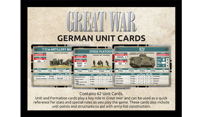 Great War: German Unit Cards (x63 Cards) (GGE901)